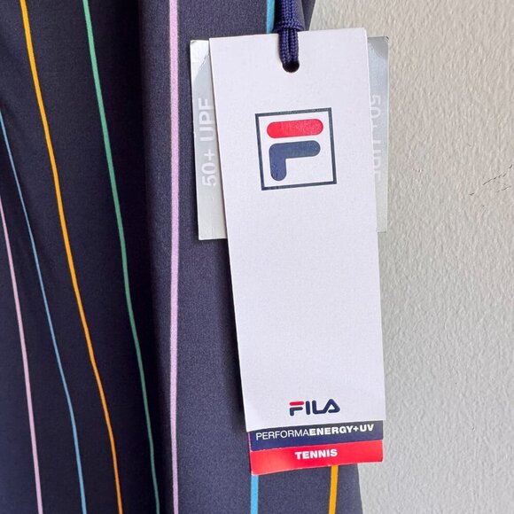 Women's FILA Performa Energy + UV Tennis 50+ UPF Cami Tank Top Size Large L NWT - Picture 3 of 5